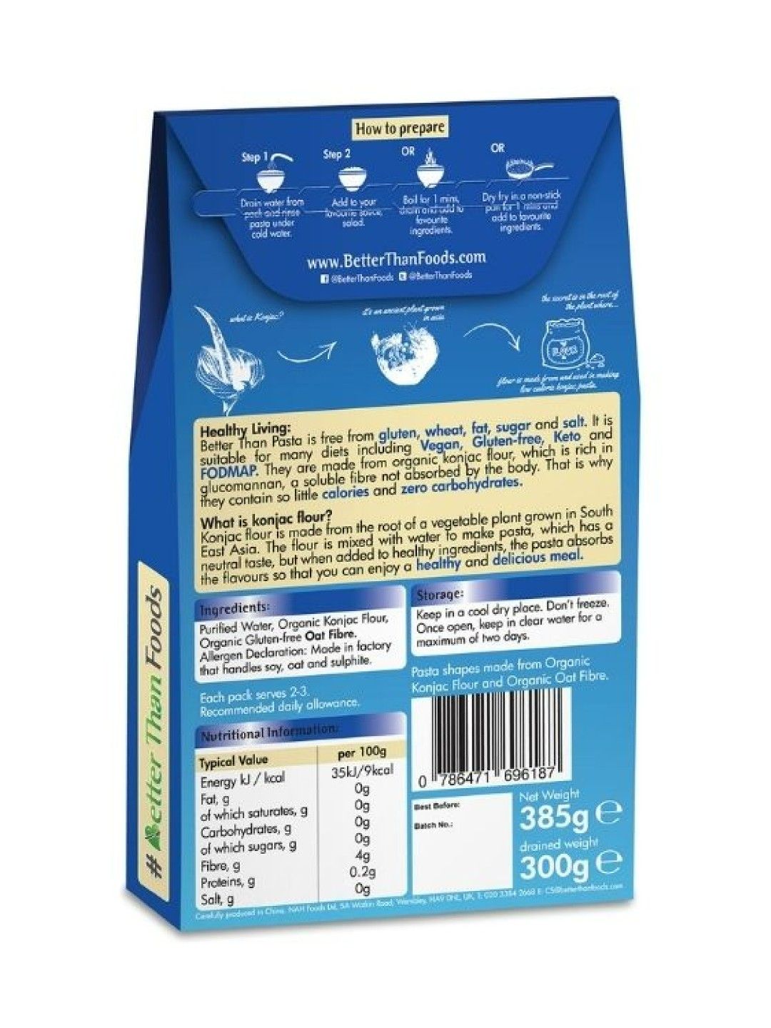 Better Than Pasta Spaghetti Organic (385g) edamama